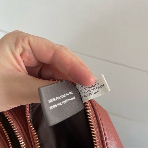 Matt & Nat Triple 3 Zip Vegan Leather Crossbody Bag - Picture 12 of 13